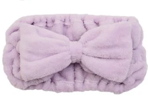 Facial Bow Head band for Girls Washing Spa Headband Face Skincare Shower Fluffy - Picture 1 of 3
