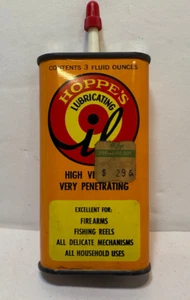 Vintage Hoppe's Lubricating Oil Can - Full - Picture 1 of 6