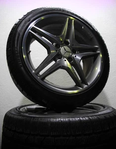 4 Winterreifen 215 45 R18 Mercedes A-Klasse W176 ORIGINAL AMG 18" Alufelgen RDK - Picture 1 of 6