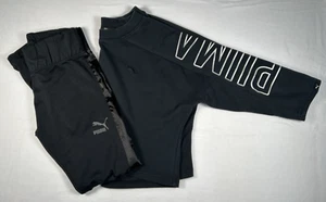 Puma Damen Cropped Pullover M Full Length Knie Split Leggings S Workout Set - Bild 1 von 24