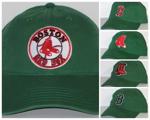 Boston Red Sox Polo Style Cap ⚾Hat ⚾CLASSIC MLB PATCH/LOGO ⚾Kelly Green ⚾NEW - Picture 1 of 8