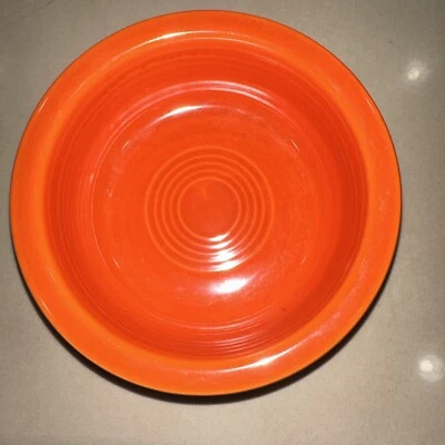 FIESTA 1pc  5.5x2" SMALL DESSERT BOWL PRISIMMON/ORANGE VERY HANDSOME GREAT COLOR - Image 1 of 4