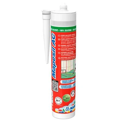 MAPEI® MAPESIL AC 1K silicone per fughe 310 ml in 35 colori no muffa IN & OUT