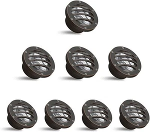 GOODSMANN LED Low Voltage Well Lights 8 pack 200 Lumens Oil Rubbed Bronze Lights - Picture 1 of 8