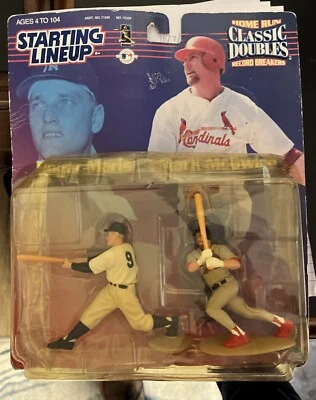 1999 Starting Lineup Classic Doubles MARK MCGWIRE & ROGER MARIS FIGURES - Image 1 of 2