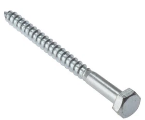 50 Sechskantkopf Coach Schrauben (M10x240mm) - Bild 1 von 1