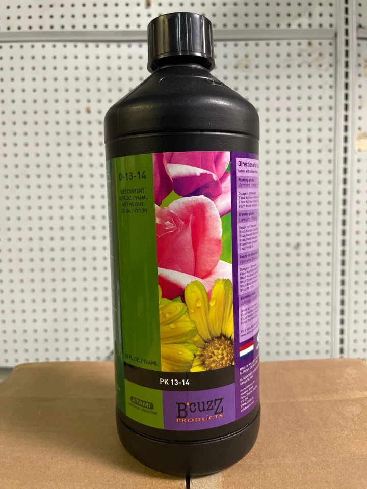 Cuarto de galón Atami Bcuzz PK 13-14 Bloom Booster 32 oz Athena PK Foto 1 de 1