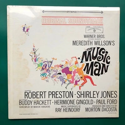 Meredith Willson THE MUSIC MAN Film Soundtrack LP Shirley Jones 1962 USA SEALED - Image 1 of 4