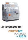 2X Ampoules H4 Powertec Xtreme +130 Moto Guzzi Nevada 750 Classic