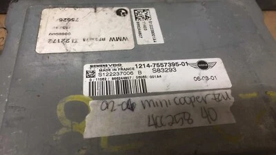 Computadora ecu ecm 1214-7557395-01 Mini Cooper 2002-2006 Foto 1 de 2