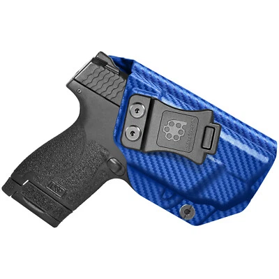 Funda Amberide IWB KYDEX Ajuste: S&W M&P Shield 9 mm/.40 con láser CT integrado Foto 1 de 4