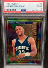 1993-94 Topps Finest Alonzo Mourning PSA 9 #201 - Hornets