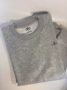 Sudadera Pullover Gris Grande Inspirada en Alo Yoga Accolade Cuello Redondo -Leer por favor - Imagen 1 de 7