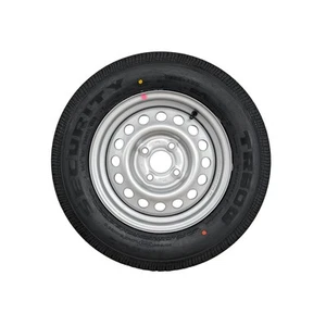 SECURITY Komplettrad 155R13C, 91N, TR603, M+S Anhänger frische DOT Stahlfelge - Bild 1 von 3