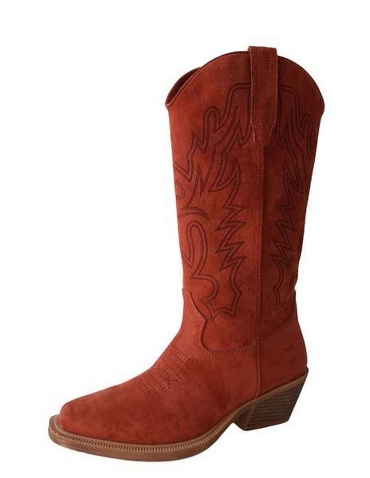 Roper Western Botas Mujer Gamuza Kit Láser Marrón 09-021-1561-3664 BR Foto 1 de 1