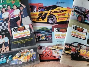 1999 Dirt Trackin' Magazine Lot of 3 Modified Programs, Heffner/Decker/Corcoran - Bild 1 von 13