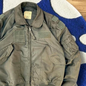 Alpha Industries Flyers Jacket CWU-36/P Military Pilot Bomber Zip Large - Picture 1 of 7