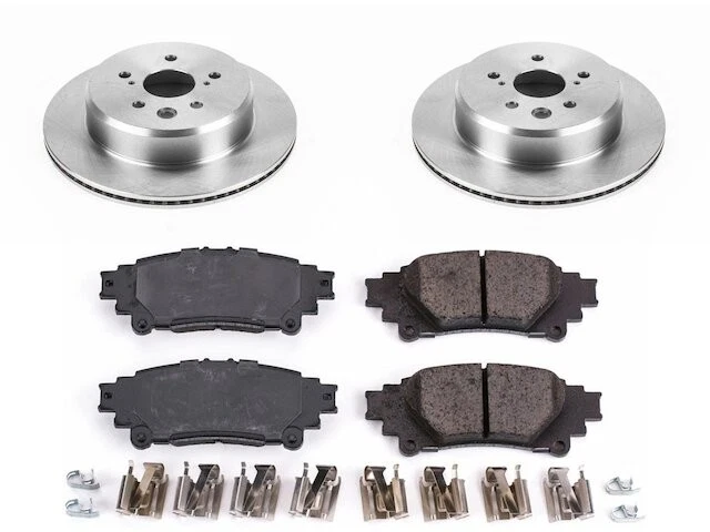 Rear Brake Pad and Rotor Kit For 2016-2017 Lexus GS200t XK531PR — 第 1/1 张图片