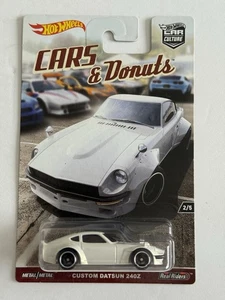 Hot Wheels Premium Cars & Donuts Custom DATSUN 240Z 2/5 Car Culture Real Metal - Picture 1 of 6