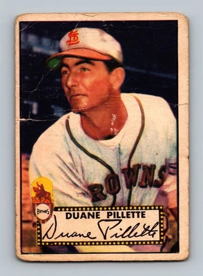 1952 Topps #82 Duane Pillette LOW GRADE Vintage Baseball Card - Image 1 of 2
