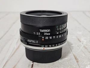 Tamron Adaptall 2 28mm f2.5 BBAR MC Wide Angle Prime Camera Lens - Picture 1 of 11