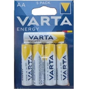 5x Batterien VARTA 4106 Alkaline Mignon AA LR06 1.5V Energy MN1500 LR6 - Bild 1 von 3
