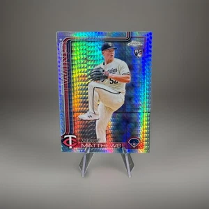 2025 Topps Chrome - Zebby Matthews #277 Rifrattore a prisma (RC) - Foto 1 di 4