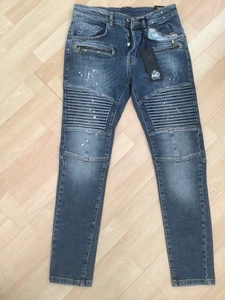 K.W.D Kings Will Dream slim fit distressed denim jeans 32” waist - Picture 1 of 4