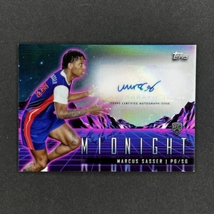 2024 Topps Midnight Marcus Sasser #RHS-MS Rookie Horizon Signatures Auto Pistons - Picture 1 of 2