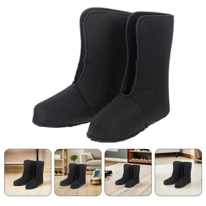  2 Paia Copri Stivali Invernali Fodera da Passeggio Stivali da Caccia Uomo Isolati - Foto 1 di 12