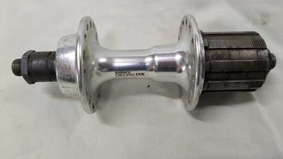 Vintage Shimano Deore DX Rear Hub FH-M650 36 Hole MTB  135mm 7-sp HG Cassette  - Image 1 of 4