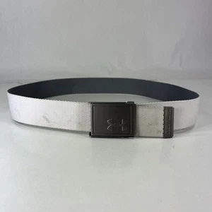 Under Armour Reversible Golf Belt - White & Gray - Men's Size 30 - Picture 1 of 6