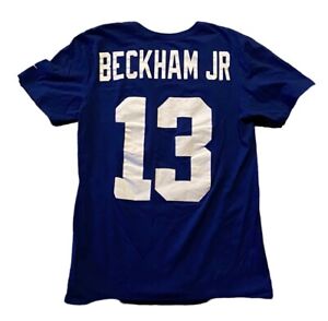 Nike NY Giants Odell Beckham Jr. Jersey T-Shirt Men's Small