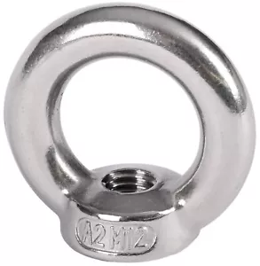Ringmutter ähnl. DIN 582 Edelstahl A2 Zurröse Kranöse M3 M4 M5 M6 M8 M10 M12 M16 - Bild 1 von 5