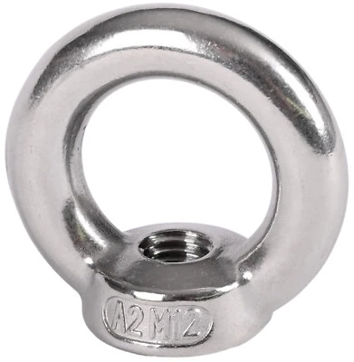 Ringmutter ähnl. DIN 582 Edelstahl A2 Zurröse Kranöse M3 M4 M5 M6 M8 M10 M12 M16 - Bild 1 von 4