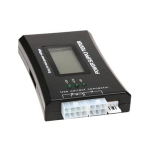 Digital LCD Power Tester Supply Power Measuring Diagnostic Tool Plastic Shell * - Photo 1/4
