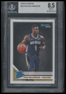 2019-20 Donruss #201 Zion Williamson BGS 8.5 - Picture 1 of 2