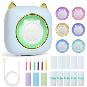 Mini Printer, Photo Printer for Smartphone,Portable Wireless Bluetooth Thermal - Picture 1 of 9