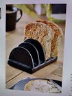Brand Nxt Black Bronx Toast Rack 4 Slot Toast Holder Kitchen/dining Table Decor