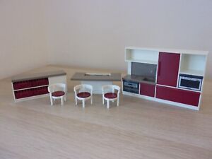 Playmobil Spare Dolls House Kitchen Furniture Set  [PSP]