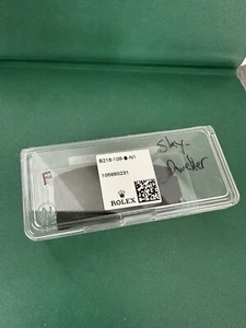 Brand New Rolex Skydweller Oysterflex 22mm Black Rubber Band 351860 SIZE F - Picture 1 of 3