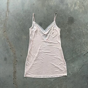 Victoria’s Secret Slip Gown XS Pale Pink ShimmeryGold Thin Flow Intimate Evening - Picture 1 of 6