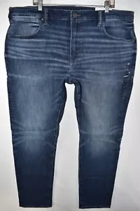 Jeans nuovi American Eagle AE 24/7 Athletic skinny AirFlex + Temp Tech taglia 42x32 - Foto 1 di 10