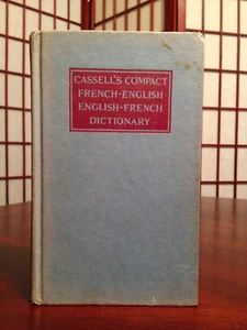 Cassell's French English English French Compact Dictionary Alfred de Curzon 1954 - Imagen 1 de 11