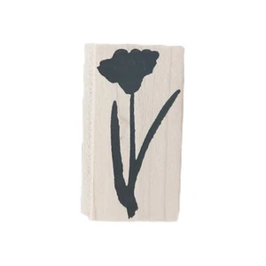 Savvystamps "FLOWER" Wood Mounted Rubber Stamp NEW - Picture 1 of 2
