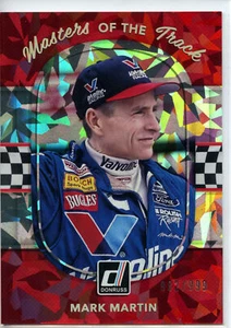 2018 Donruss NASCAR Masters of the Track CRACKED ICE Mark Martin #982/999 - Picture 1 of 2