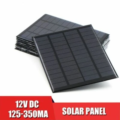 Solar Panel 12V DIY Mini System Portable Battery Cell Phone Charger 1.5w - 4.2w - Bild 1 von 4