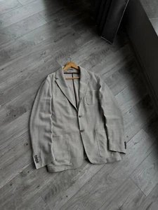 Blazer Canali Hombre Plaid Claro Talla: 54 - Imagen 1 de 13