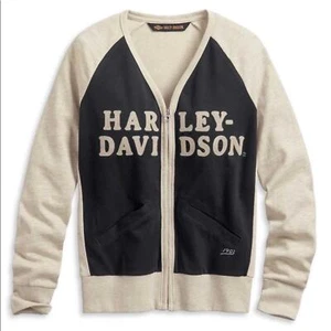 Harley Davidson vintage style cardigan SZ XS - Picture 1 of 2