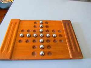 Texto Original En Dal Negro Juego Mesa Vintage de Madera Solitario Chino - Imagen 1 de 5
